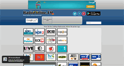 Desktop Screenshot of de.radioonline.fm