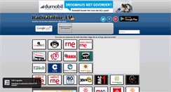 Desktop Screenshot of es.radioonline.fm